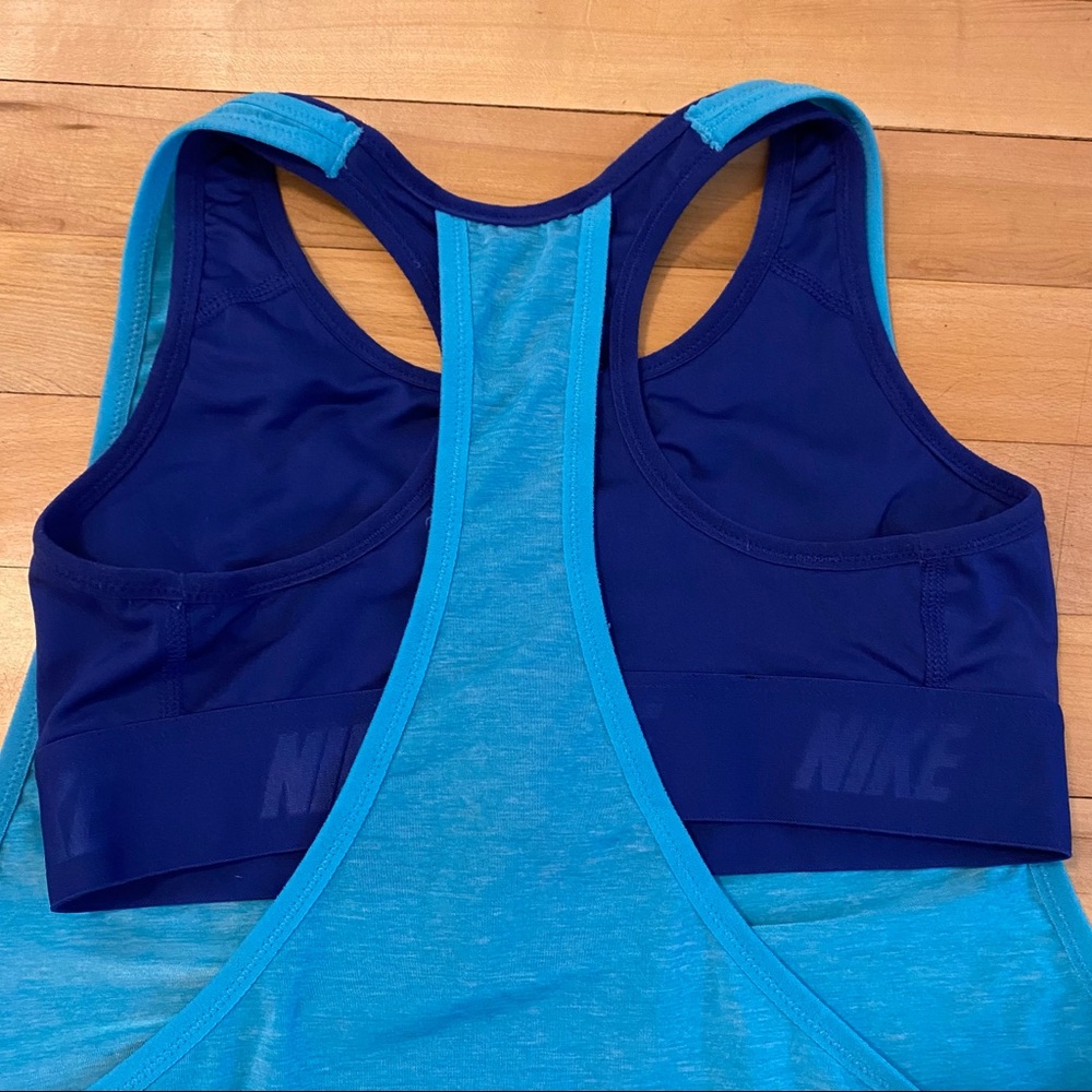Nike sports bra and tank top